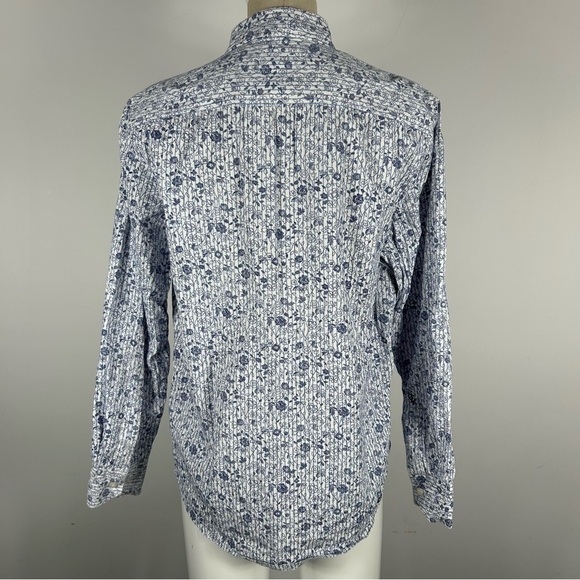 English laundry Men's Blue Floral Shirt M - Picture 3 of 11